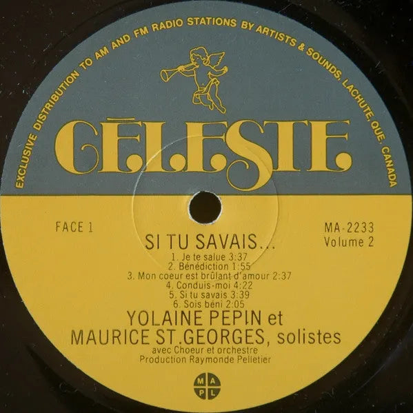 Yolaine Pépin et Maurice St.Georges : Si Tu Savais... (LP, Album)