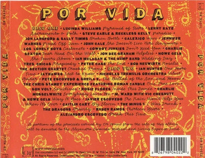 Various : Por Vida (A Tribute To The Songs Of Alejandro Escovedo) (2xCD, Album)