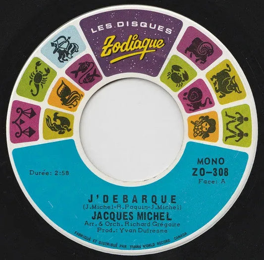 Jacques Michel : J'debarque (7", Single)