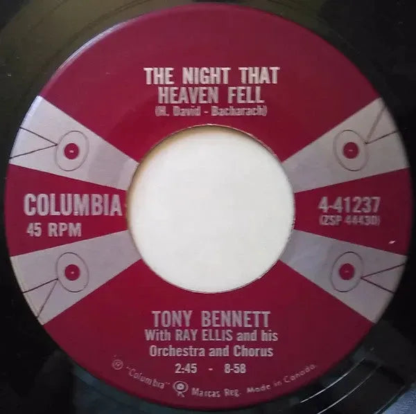 Tony Bennett : Firefly / The Night That Heaven Fell (7")