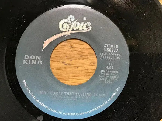 Don King (6) : Here Comes That Feeling Again / My Happiness Is You (7")