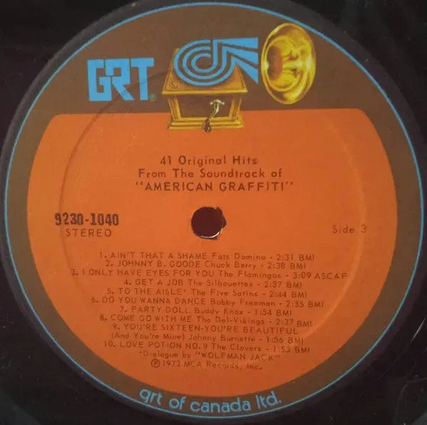 Various : 41 Original Hits From The Sound Track Of American Graffiti (2xLP, Comp, Gat)