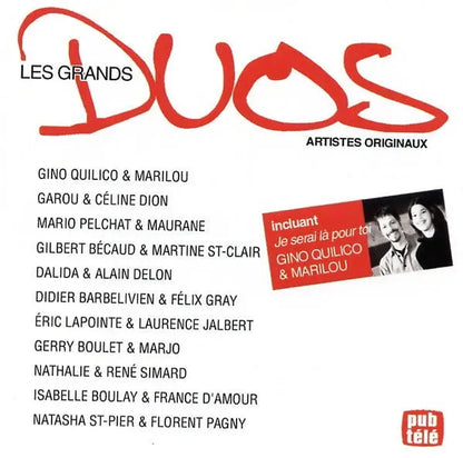 Various : Les Grands Duos (CD, Comp)