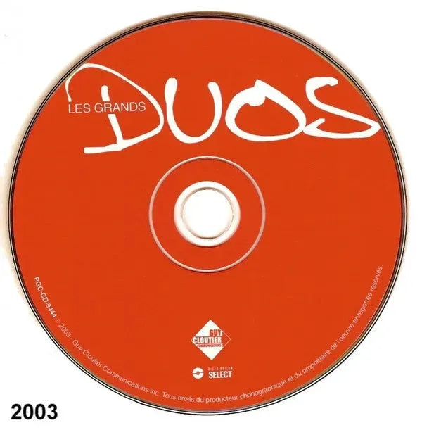 Various : Les Grands Duos (CD, Comp)