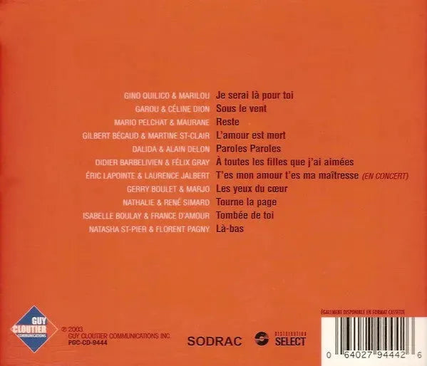 Various : Les Grands Duos (CD, Comp)