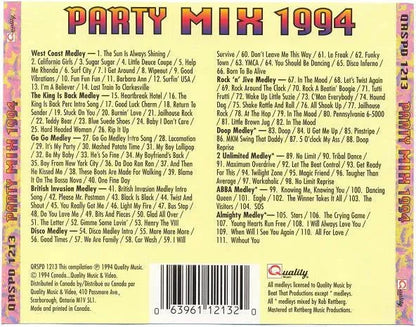 Various : Party Mix 1994 (CD, Album, Comp)