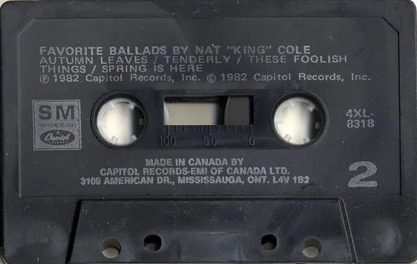 Nat King Cole : Favorite Ballads By Nat "King" Cole (Cass, Comp)