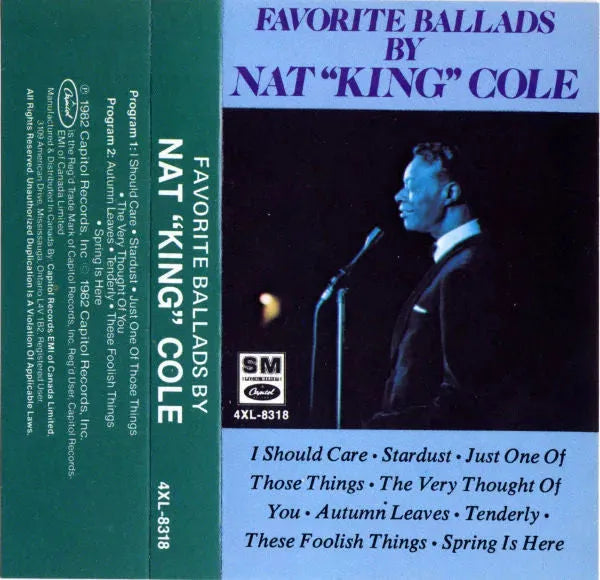 Nat King Cole : Favorite Ballads By Nat "King" Cole (Cass, Comp)