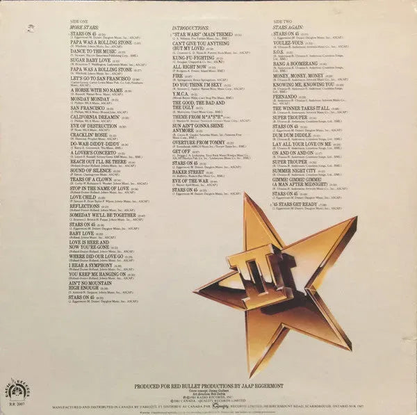 Stars On 45 : Stars On Long Play II (LP, Comp, Mixed)