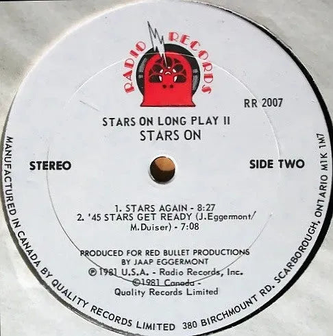 Stars On 45 : Stars On Long Play II (LP, Comp, Mixed)