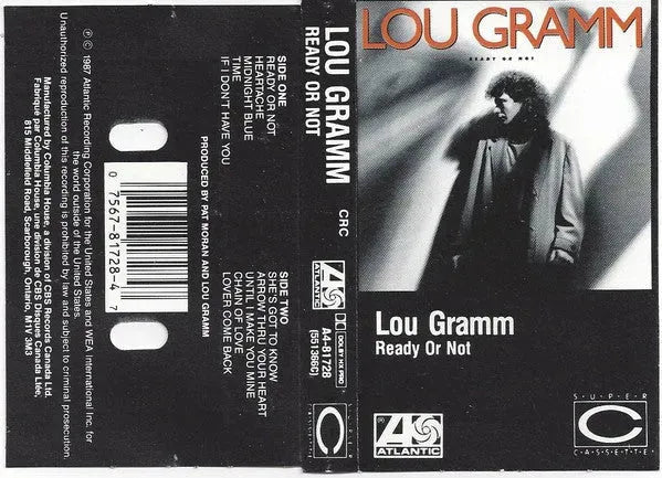 Lou Gramm : Ready Or Not (Cass, Album, Club, Dol)