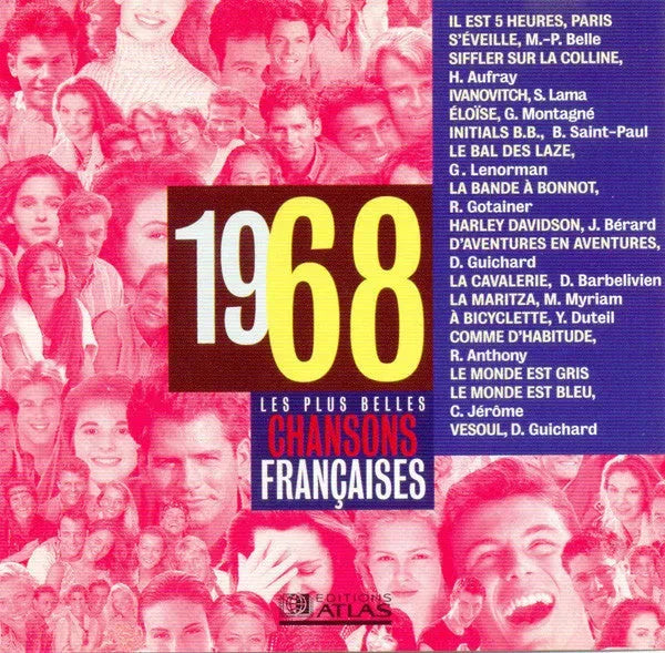 Various : Les Plus Belles Chansons Françaises - 1968 (CD, Comp)