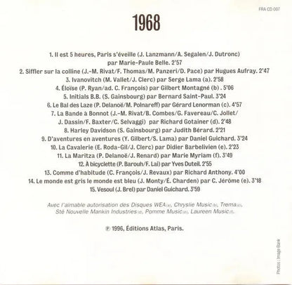 Various : Les Plus Belles Chansons Françaises - 1968 (CD, Comp)