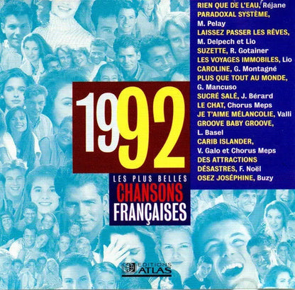 Various : Les Plus Belles Chansons Françaises - 1992 (CD, Comp)