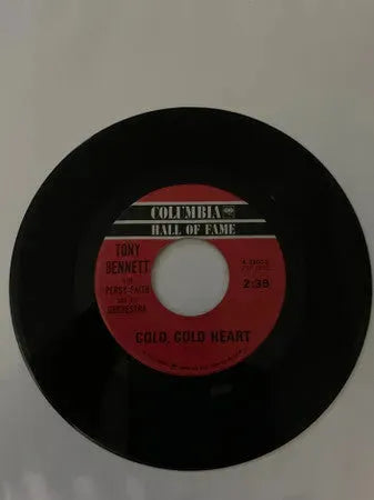 Tony Bennett With Percy Faith & His Orchestra : Cold, Cold Heart / Because Of You (7", Single)