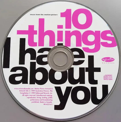 Various : 10 Things I Hate About You (Music From The Motion Picture) (CD, Comp)