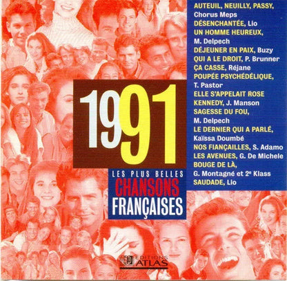 Various : Les Plus Belles Chansons Françaises - 1991 (CD, Comp)