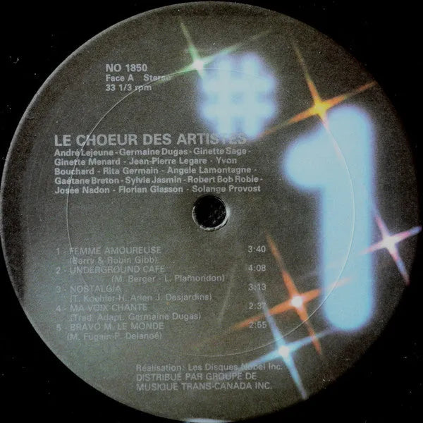 Le Choeur Des Artistes : Le Choeur Des Artistes (LP, Album)