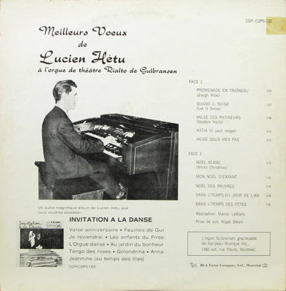 Lucien Hétu : Meilleurs Voeux (LP, Album, Mono)