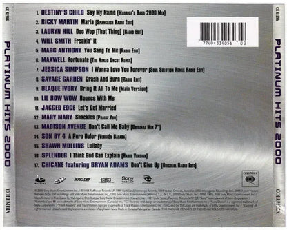 Various : Platinum Hits 2000 (CD, Comp, Club)