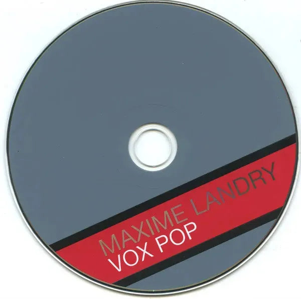 Maxime Landry : Vox Pop (CD, Album)