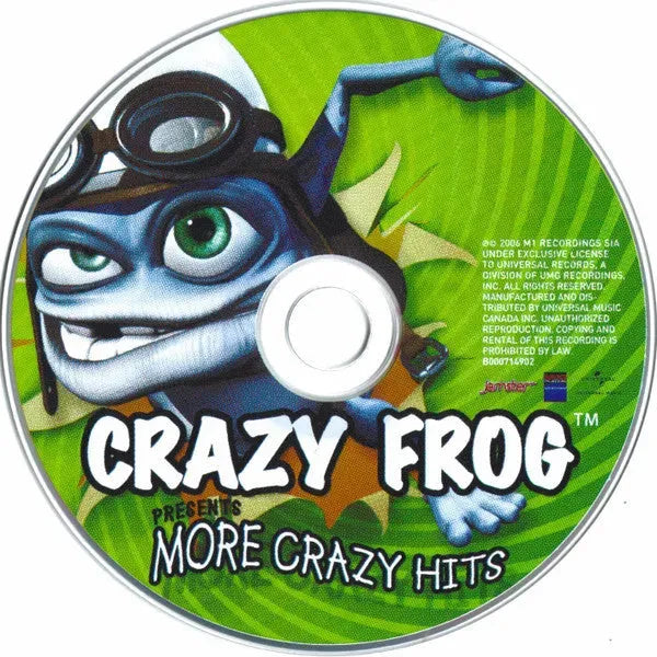 Crazy Frog : Presents More Crazy Hits (CD, Album)