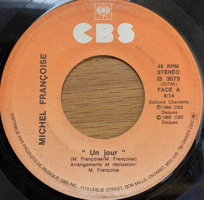 Michel Françoise : Un Jour (7", Single)