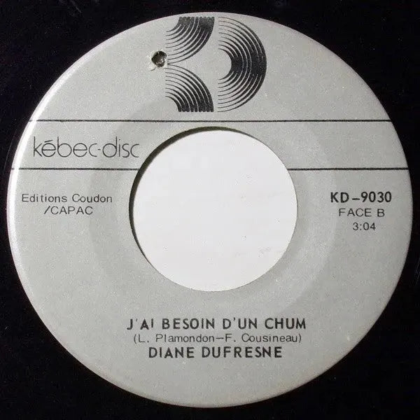 Diane Dufresne : Chanson Pour Elvis / J'ai Besoin D'un Chum (7", Single)