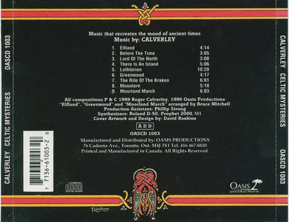 Calverley : Celtic Mysteries (CD, Album)