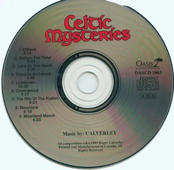 Calverley : Celtic Mysteries (CD, Album)