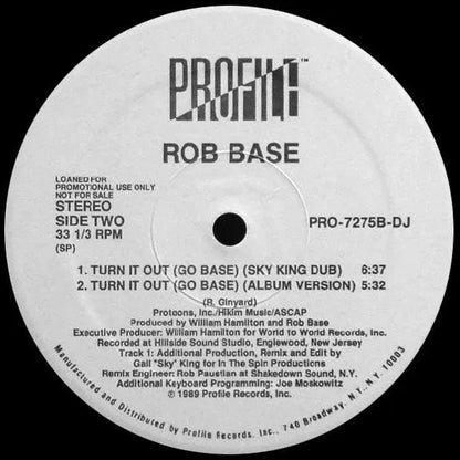 Rob Base : Turn It Out (Go Base) (12", Promo)