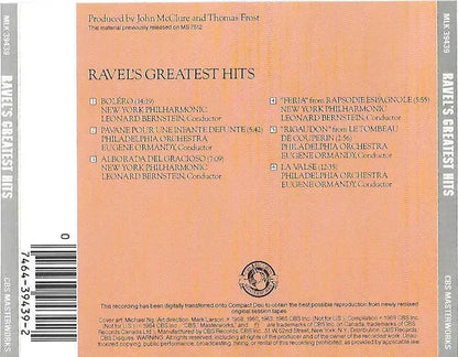 Maurice Ravel : Ravel's Greatest Hits (CD, Comp, RE)