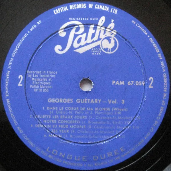 Georges Guétary : Georges Guétary Vol. 3 (LP)