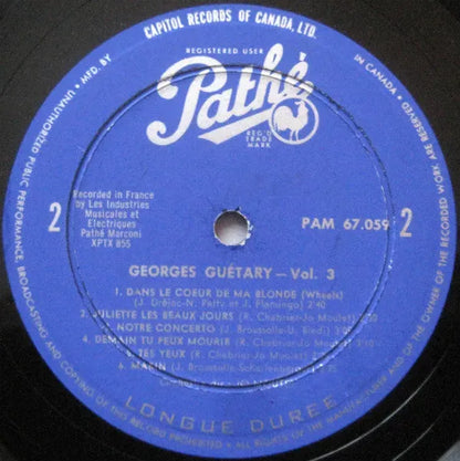 Georges Guétary : Georges Guétary Vol. 3 (LP)