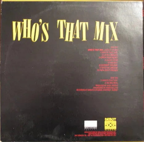 This Year's Blonde : Who's That Mix (12", Maxi)