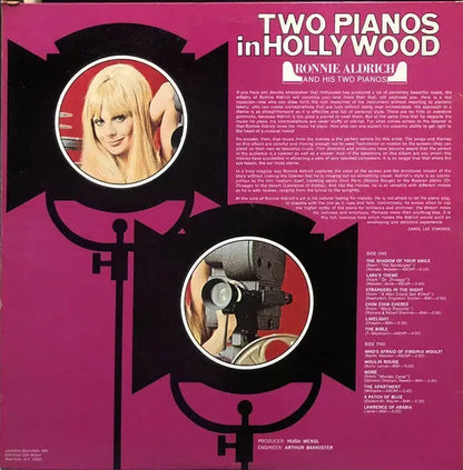 Ronnie Aldrich And His Two Pianos : Two Pianos In Hollywood (LP, Album, Gat)