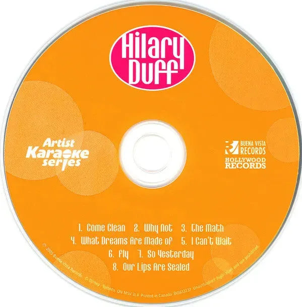 Hilary Duff : Original Instrumental Tracks (CD, Comp)