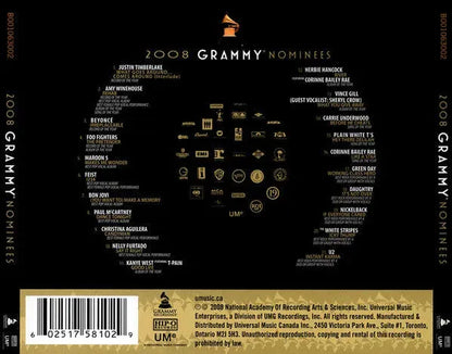 Various : 2008 Grammy Nominees (CD, Comp)