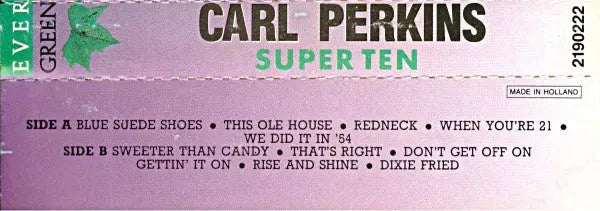 Carl Perkins : Super Ten (Cass, Comp)