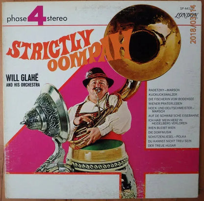 Will Glahé Und Sein Orchester : Strictly Oompah (LP, Album, gat)