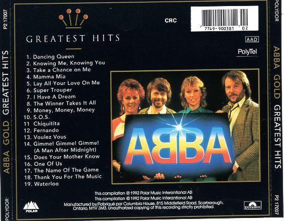 ABBA - Gold (Greatest Hits) (CD, Comp, Club, RE, RM) - 75music
