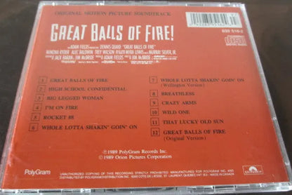 Various : Great Balls Of Fire! (Original Motion Picture Score) (CD, Album, Comp)