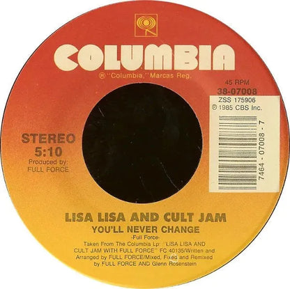 Lisa Lisa & Cult Jam : Head To Toe (7")