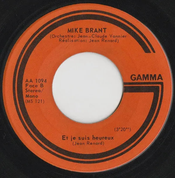 Mike Brant : Mais Dans La Lumière (7", Mono)