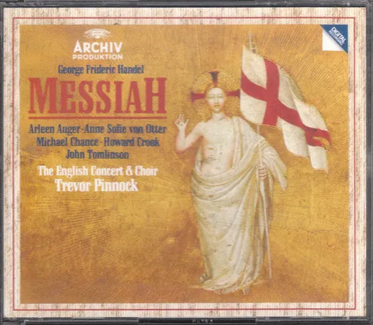 Georg Friedrich Händel, Arleen Auger, Anne Sofie Von Otter, Michael Chance, Howard Crook, John Tomlinson (2), The English Concert & The English Concert Choir, Trevor Pinnock : Messiah (2xCD, Album)