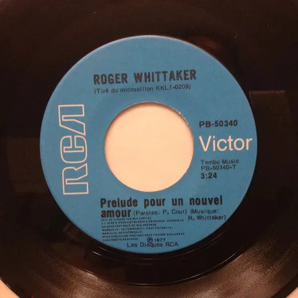 Roger Whittaker : Prelude Pour Un Nouvel Amour (7", Single)