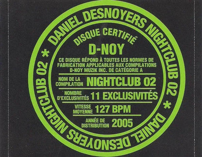 Daniel Desnoyers : Le Nightclub 02 (CD, Mixed)