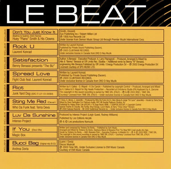 Daniel Desnoyers : Le Beat Volume 5 (CD, Mixed)