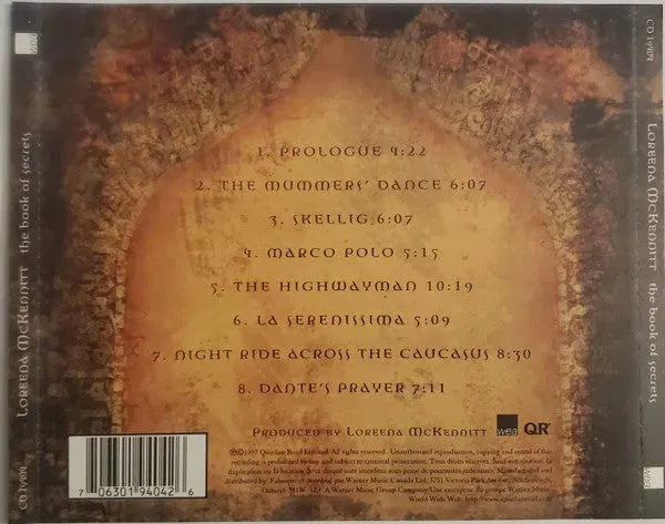 Loreena McKennitt : The Book Of Secrets (CD, Album)