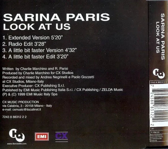 Sarina Paris : Look At Us (CD, Maxi)